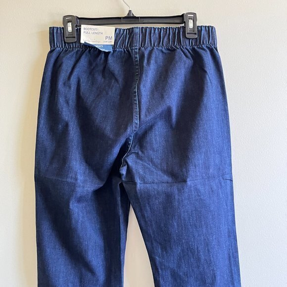 NEW Soft Surroundings‎ Petites Bootcut Full Length Jeans Leggings Size 10 Petite - Picture 5 of 9